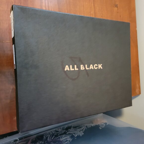 All Black Womens Nu Banded Gray Ankle Boots Shoes 36.5 Medium - Picture 12 of 14